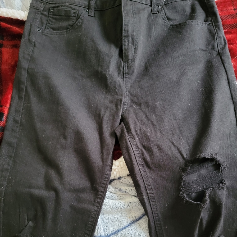 Black ripped skinny Jeans